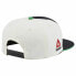 Фото #2 товара Mens Reebok UFC Flat Brim Snapback Hat - Black | Green | Cream