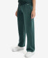 Women's Velour Wide-Leg Pants