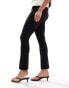 Mango tailored slim trousers in black