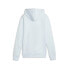 Фото #3 товара Puma Essentials Logo Hoodie Womens Blue Casual Outerwear 58678969