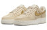 Nike Air Force 1 Low "Gold Swoosh" 防滑减震耐磨 低帮 板鞋 女款 米黄色 / Кроссовки Nike Air Force 1 Low "Gold Swoosh" DQ7569-102