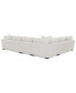 Фото #8 товара Nightford 143" 4-Pc. Fabric L Sectional, Created for Macy's