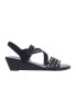 ფოტო #2 პროდუქტის Women's Gatrina Embellished Stretch Wedge Sandals