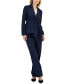 Women's Belted Pinstripe Blazer & Pants