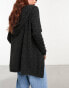 Vero Moda hooded cardigan in black