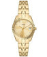 ფოტო #1 პროდუქტის Women's Scarlette Three-Hand Date Gold-Tone Stainless Steel Watch 32mm