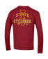 ფოტო #2 პროდუქტის Men's Cardinal Iowa State Cyclones Team Stack Long Sleeve T-shirt