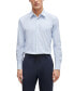 ფოტო #1 პროდუქტის Men's Performance-Stretch Slim-Fit Shirt