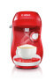 Bosch TAS1006 - Capsule coffee machine - 0.7 L - Coffee capsule - 1400 W - Red - White