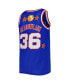 Фото #3 товара Men's Meadowlark Lemon Royal Harlem Globetrotters Swingman Jersey