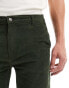 Фото #4 товара Denim Project tapered cord trousers in green