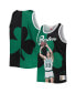 Фото #2 товара Men's Larry Bird Kelly Green and Black Boston Celtics Sublimated Player Tank Top