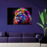 Фото #2 товара Canvas Leinwandbild Neon Löwe Farbig