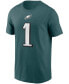 Фото #3 товара Men's Jalen Hurts Midnight Green Philadelphia Eagles Player Name & Number T-shirt
