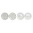 Плоская тарелка DKD Home Decor Белый Фарфор 27 x 27 x 2 cm