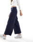 Фото #1 товара Vero Moda tailored straight leg trouser in navy