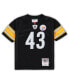 ფოტო #3 პროდუქტის Infant Boys and Girls Troy Polamalu Black Pittsburgh Steelers 2005 Retired Legacy Jersey