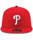 Фото #1 товара Men's Philadelphia Phillies Game Authentic Collection On-Field 59FIFTY Fitted Hat