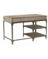 Фото #5 товара Gorden Desk In Weathered Oak & Silver