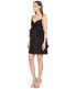 Фото #2 товара Thomas Wylde 243245 Womens Dolly Ruffle Spaghetti Strap Dress Black Size Medium