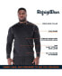 Фото #7 товара Men's Lightweight Stretch Knit Base-Layer Top