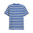 Puma Nyc Remix Stripe Crew Neck Short Sleeve T-Shirt Mens Blue Casual Tops 62450