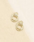 ფოტო #2 პროდუქტის Crystal Studded Knot Earrings