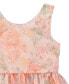 ფოტო #7 პროდუქტის Toddler & Little Girls Illusion-Bodice Floral-Print Organza Social Dress