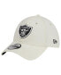 Фото #1 товара Men's Cream Las Vegas Raiders Classic 39THIRTY Flex Hat