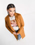 Фото #6 товара Daisy Street 90s longline suede blazer jacket