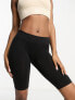 Фото #2 товара Pieces seamless legging shorts in black