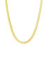 18k Gold Plated Anti-Tarnish Herringbone Necklace