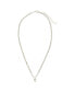 Фото #3 товара Sterling Forever silver-Tone or Gold-Tone Cultured Pearl And Shell Pendant Marjorie Necklace