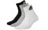 adidas 经典透气短筒篮球袜 情侣款 组合装 黑白灰 / Линжерия Adidas DZ9364