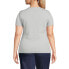 Фото #7 товара Plus Size Cotton Rib T-shirt