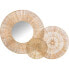 Wall mirror Alexandra House Living Jute Natural Fibre 4 x 103 x 70 cm Circular