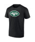 Men's Sauce Gardner Black New York Jets Player Icon Name and Number T-shirt