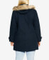 Фото #2 товара Plus Size Voyager Faux Wool Hidden Zip Coat