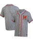 Фото #1 товара Men's Gray Maryland Terrapins Replica Baseball Jersey