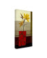 Фото #2 товара Pablo Esteban Red Ornate Vase Yellow 2 Canvas Art - 19.5" x 26"