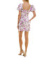 Фото #6 товара Платье Trixxi для девочек с объемными рукавами и принтом