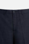 100% LINEN BERMUDA SHORTS