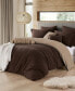 Фото #7 товара Покрывало с крошками Cathay Home Inc. Ultra Soft Reversible Crinkle для двуспальной кровати - Twin/Twin XL