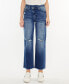 Фото #1 товара Women's High Rise Criss-Cross Straight Jeans