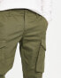 Only & Sons slim fit cuffed cargo in khaki