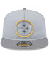 Фото #3 товара Men's Gray Pittsburgh Steelers 2024 NFL Training Camp Golfer Snapback Hat