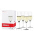 Style Champagne Wine Glasses, Set of 4, 8.5 Oz