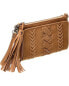 Frye Savannah Convertible Leather Wristlet Wallet Women's Beige