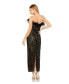 Фото #3 товара Women's Embellished Strapless Column Dress