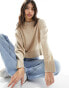 Фото #2 товара Vero Moda seam detail jumper in beige